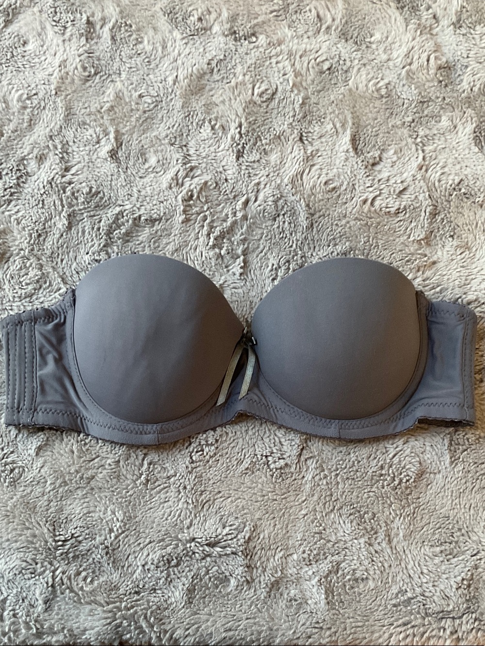 Grey Patted Bra